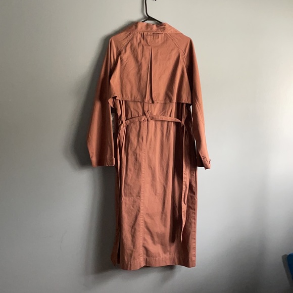 RVCA LARSON TRENCH COAT IN NUT - Picture 9 of 9